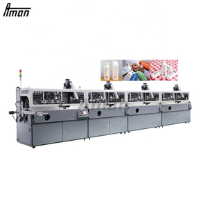 Botellas de plástico multi color totalmente automáticas Máquina de impresión de seda