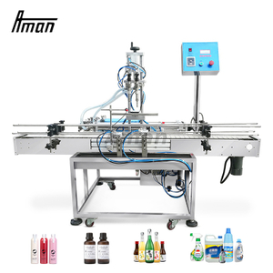 Línea de producción automática de la máquina de llenado de líquido alcohólico de perfume de vidrio de botella pequeña de alta precisión para embotellado