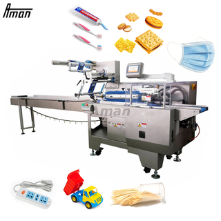 Máquina automática vendedora caliente del embalaje del embalaje del bolso de la almohada del pan de Pita